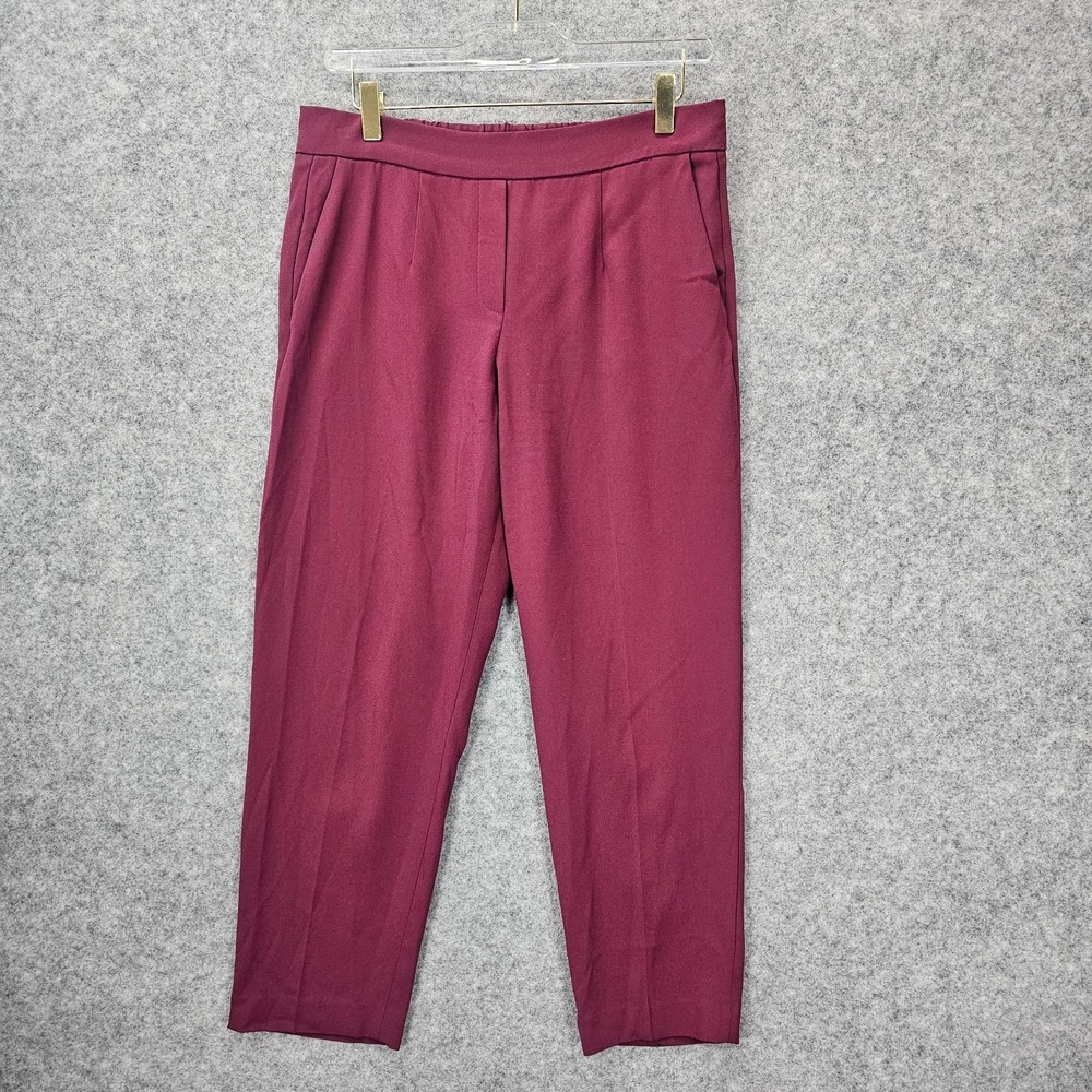 Tapered Dress Pants Womens 8 M Raspberry Pink Crop Career BABATON Aritzia 31x24